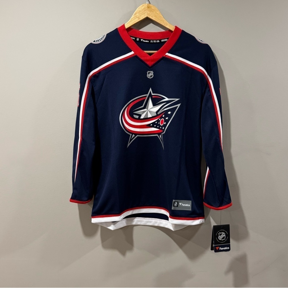Sergei Bobrovsky Columbus Blue Jackets Fanatics Breakaway NHL Hockey Jersey NWT